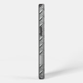 Diamond Cut Metal Plate iPhoneケース (右側面)
