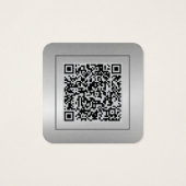 Diamond Dust QR Code Photo Profile Card (裏面)