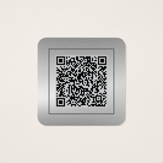 Diamond Dust QR Code Photo Profile Card (裏面)