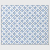 Diamond Endless Knot Hue in Blue ラッピングペーパー (フラット)