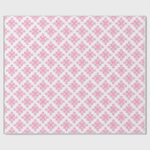 Diamond Endless Knot Hue in Pink ラッピングペーパー (フラット)
