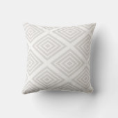 Diamond [gray] - Japanese Traditional Pattern クッション (裏面)