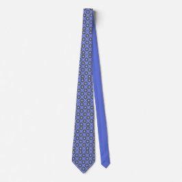 Diamond Grid Neck Tie with Lavender Accent ネクタイ
