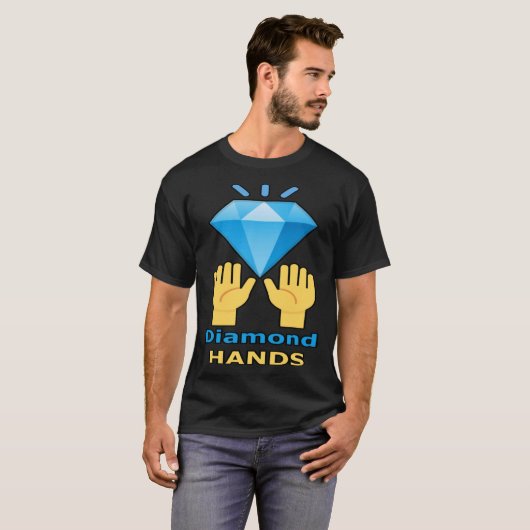 Diamond Hands株式市場トレーダーと投資家の皆さん Tシャツ (正面フル)