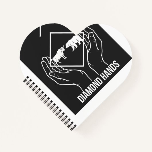 Diamond Hands — スパイラルノート ノートブック (正面)