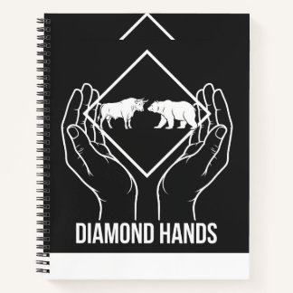 Diamond Hands — ハードカバー・ノート ノートブック