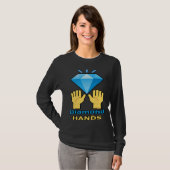 Diamond Hands Stock market trader and investors bu Tシャツ (正面フル)