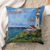 Diamond Head Lighthouse Hawaii pillow クッション (ブランケット)