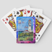 Diamond Head lighthouse Playing Cards トランプ (裏面)