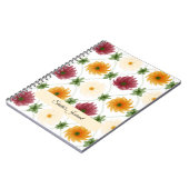 Diamond Lattice Pattern Multicoloured ノートブック (左側)