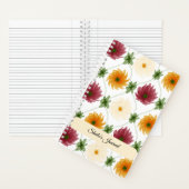 Diamond Lattice Pattern Multicoloured ノートブック (内側)