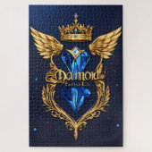 Diamond Logo Puzzle | Luxury Crystal Diamond Jigsa ジグソーパズル (縦)