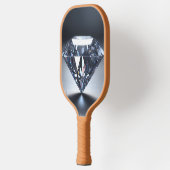 Diamond Logo Tan Pickleball Paddle Cover ピックルボールラケット (左)