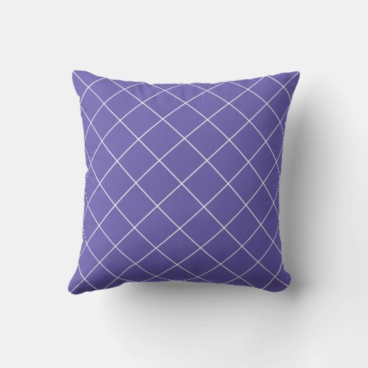 Diamond Pattern purple クッション (裏面)