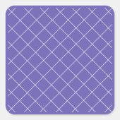 Diamond Pattern purple スクエアシール (正面)