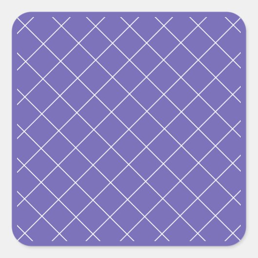 Diamond Pattern purple スクエアシール (正面)