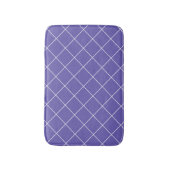 Diamond Pattern purple バスマット (正面縦)