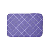 Diamond Pattern purple バスマット (正面)