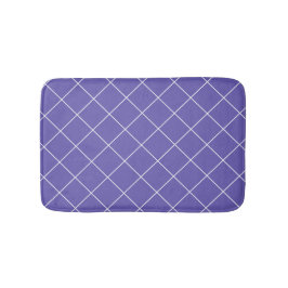 Diamond Pattern purple バスマット