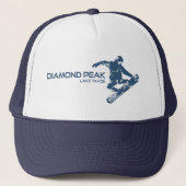 Diamond Peak Lake Tahoe Snowboarder キャップ (正面)