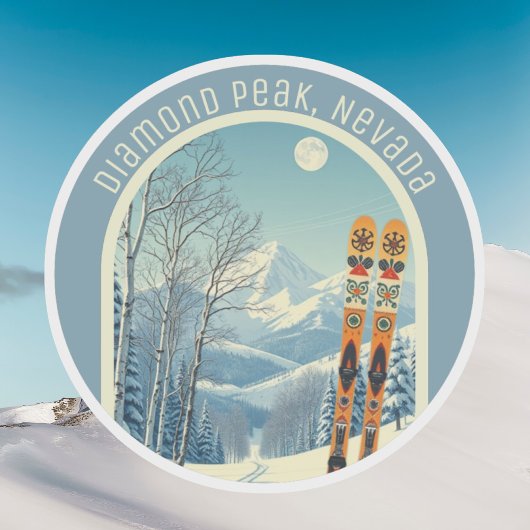 Diamond Peak Nevada ski souvenir  シール