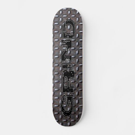 Diamond Plate Skateboard スケートボード (正面)
