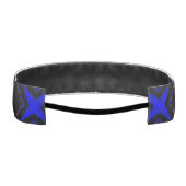 Diamond-shaped Pattern, Blue and Black, アスレチックヘッドバンド (裏面)
