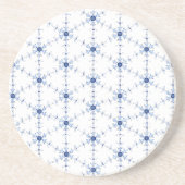 Diamond Snowflake Pattern コースター (正面)