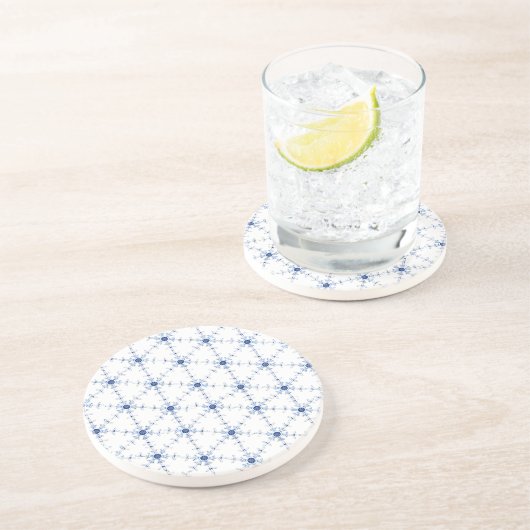 Diamond Snowflake Pattern コースター (側面)