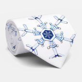 Diamond Snowflake Pattern ネクタイ (ロール)