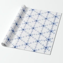 Diamond Snowflake Pattern Wrapping Paper ラッピングペーパー