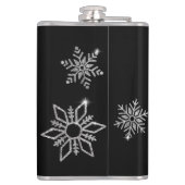 Diamond Snowflakes Wedding フラスク (裏面)