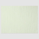 Diamond Trellis Spring Green - White 薄葉紙 (正面)