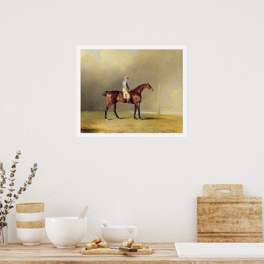 Diamond, with Dennis Fitzpatrick Up, 1799 (油オン ポスター (キッチン)