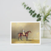 Diamond, with Dennis Fitzpatrick Up, 1799 (油オン ポストカード (スタンド正面)