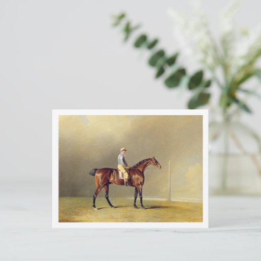 Diamond, with Dennis Fitzpatrick Up, 1799 (油オン ポストカード (スタンド正面)