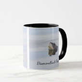 Diamondback Terrapin Face Mug マグカップ (正面右)