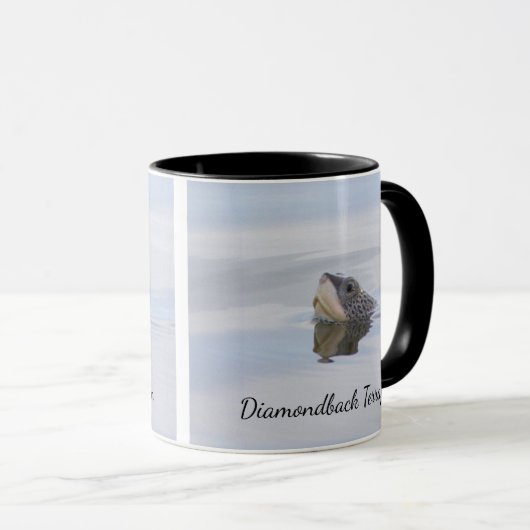 Diamondback Terrapin Face Mug マグカップ (正面右)