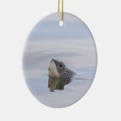 Diamondback Terrapin Turtle Face Ornament  セラミックオーナメント (右)