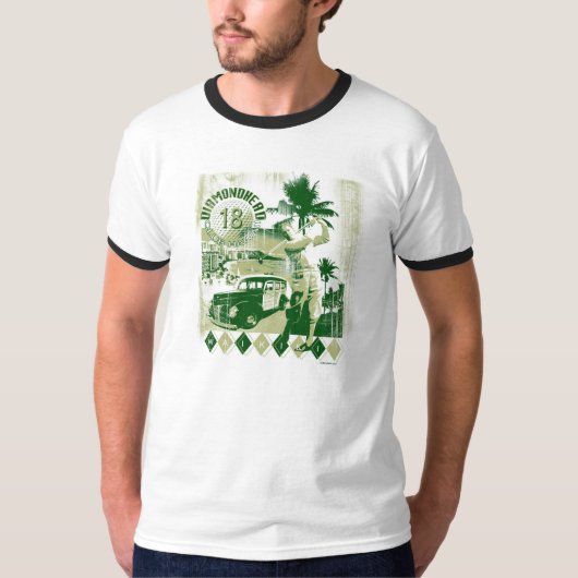 Diamondheadのゴルフ Tシャツ (正面)