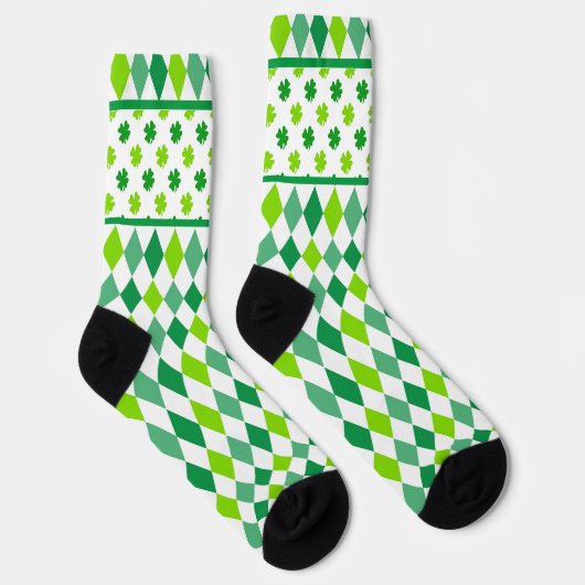 Diamonds And Shamrocks All-Over-Print Socks ソックス (右)