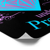 Diamonds Are Created Under Pressure - Motivational ポスター (角)