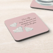 Diamonds & Champagne Quote – Dear Life Edition コースター (左側)