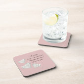 Diamonds & Champagne Quote – Dear Life Edition コースター (右側)