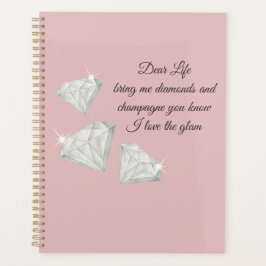 Diamonds & Champagne Quote – Dear Life Edition プランナー手帳