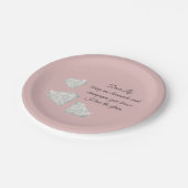 Diamonds & Champagne Quote – Dear Life Edition ペーパープレート (アングル)