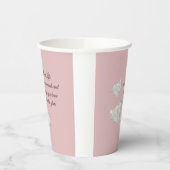 Diamonds & Champagne Quote – Dear Life Edition 紙コップ (左)