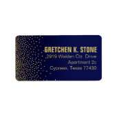 Diamonds in the Sky Mailing |ネイビー ラベル (正面)