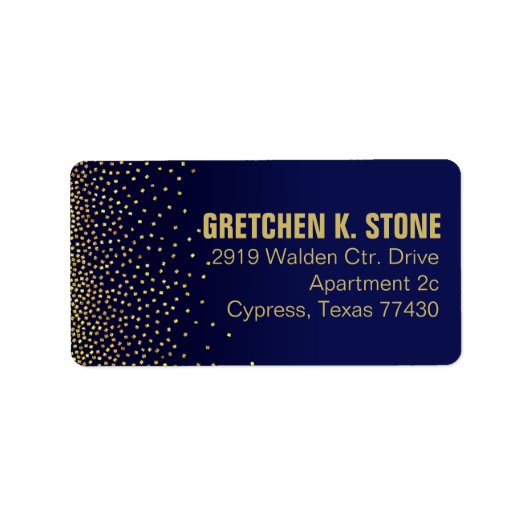 Diamonds in the Sky Mailing |ネイビー ラベル (正面)