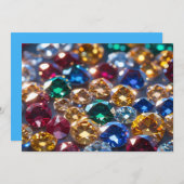 Diamonds Of Many Colors 招待状 (正面/裏面)